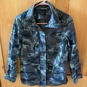 Love Tree Womens Gray/Black Camo Jacket Size Medium